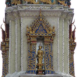 Detail z areálu Grand palace, Bangkok