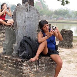 Turistky v Sukhotai