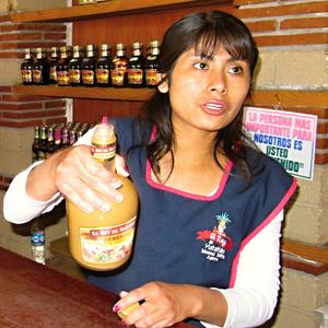 Indiánská prodavačka, Oaxaca