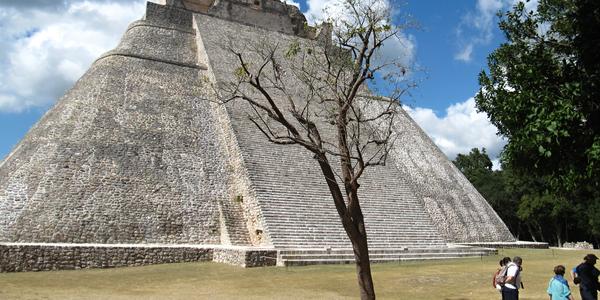 Pyramida v Uxmalu
