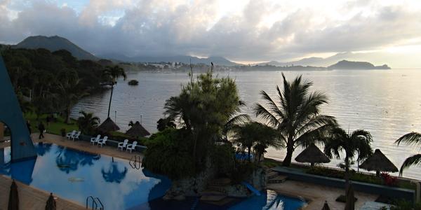 Ráno u jezera Catemaco