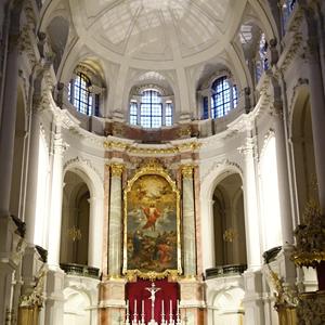9. Dresden, advent, interiér Hofkirche
