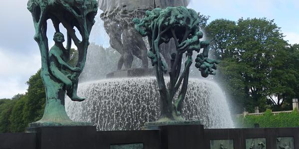 014. Oslo, Vigelandův park