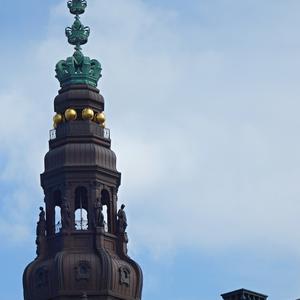 148. Kodaň, věž kostela Sant Nikolas