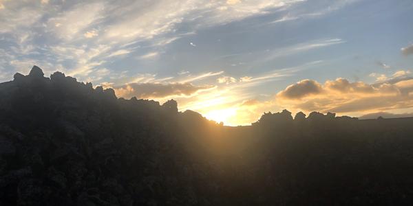 006-Reykjanes, západ slunce