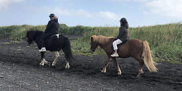 066-Vík, návrat z pláže