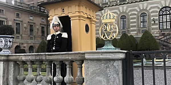 011-Stockholm, hradní stráž