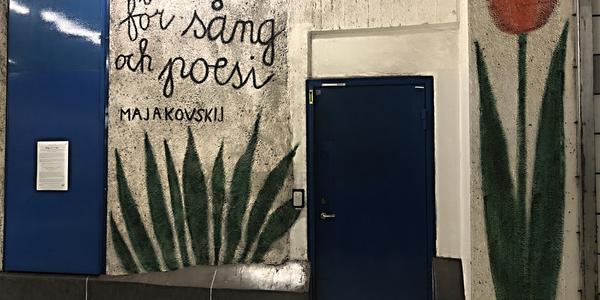 027-Stockholm, originální výzdoba metra