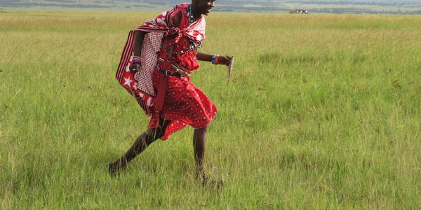 Masai s úlovkem, Masai Mara