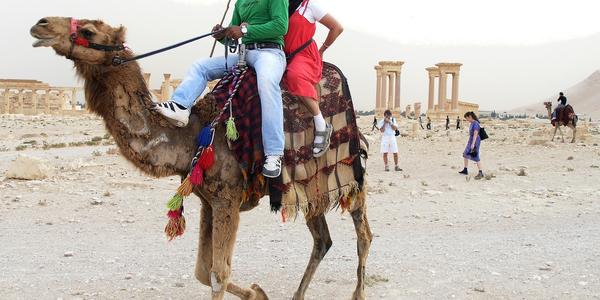 Palmyra před písečnou bouří