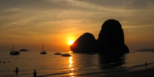Romantický podvečer na Krabi