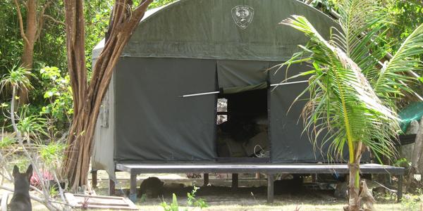 Stanice rangers v národním parku. Koh Samui