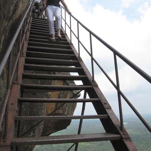 Sigiriya, výstup jen pro otrlé