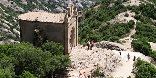 Jedna z montserratských kaplí