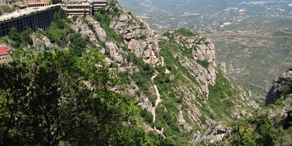 Pohled do údolí Llobregatu