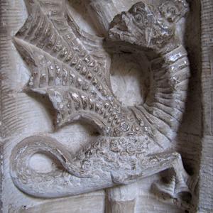 San Juan de los Reyes, detail výzdoby, Toledo