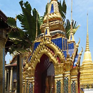 Schránka na hraniční kámen Wat Phra Keo, Bangkok
