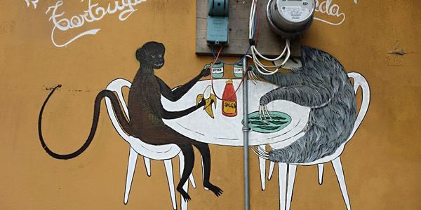 040. Reklama na restauraci, Tortuguero