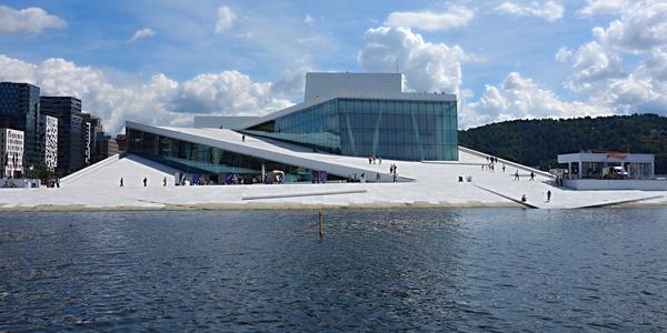 Ledová kra Opery v Oslo