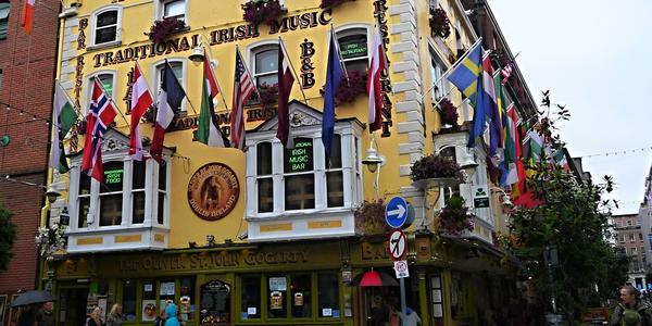 58. Ve čtvrti Temple bar, Dublin