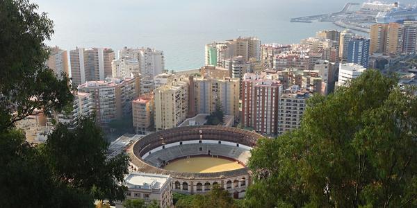 011. Malaga, pohled z Gibralfaro