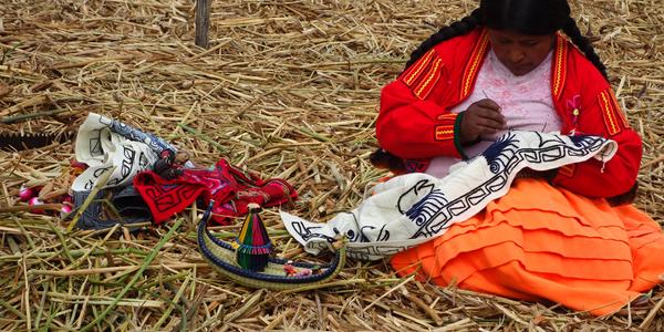 182. Titicaca, na ostrově Qota Marca