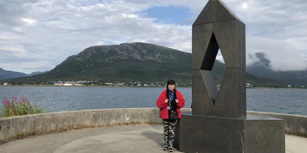 128-Sortland, modré město