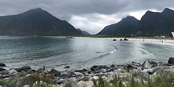 140-Bílá pláž ve Flakstadu