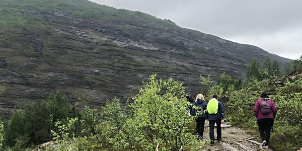 174-Svartisvatnet, výstup k ledovci Svartisen