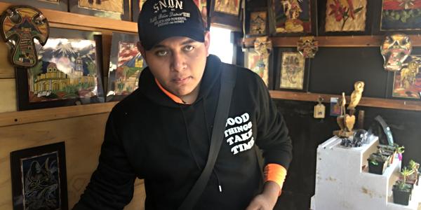 085-Cholula, originální obrázky ze stébel trávy