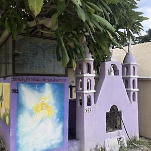 205-Yucatán, hřbitov v Escarcega