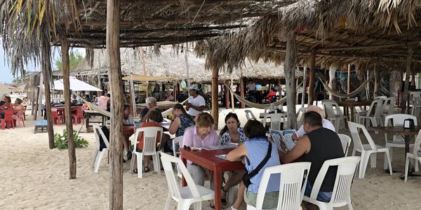 265-Celestún, na pláži