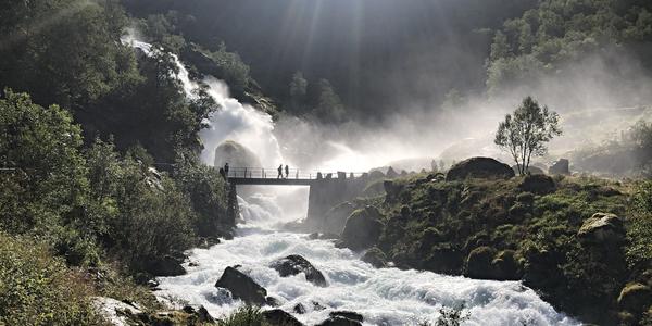 089-Pod ledovcem Briksdalsbreen