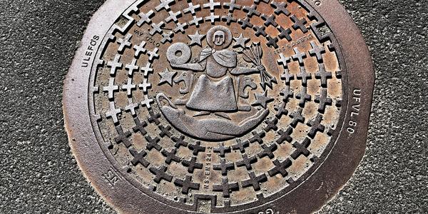 168a-Oslo, sv. Halvard ve znaku města