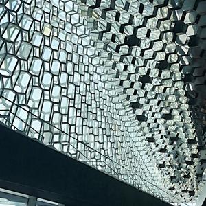016-Reykjavík, Harpa, interiér