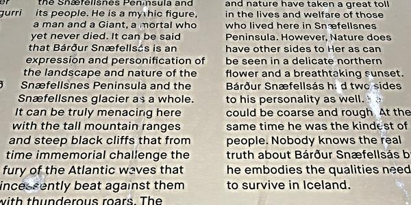 028-Snaefellsnes, Baldur, duchovní strážce poloostrova