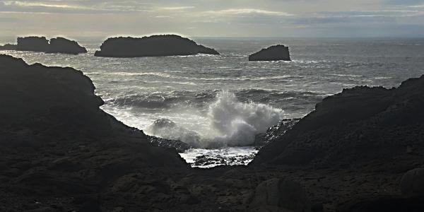 078-Příboj pod Dýrholaey