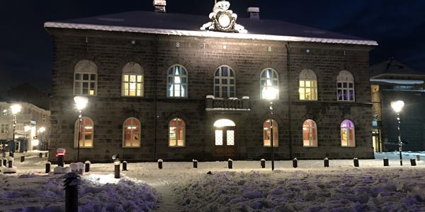 073-Reykjavík, budova starého parlamentu