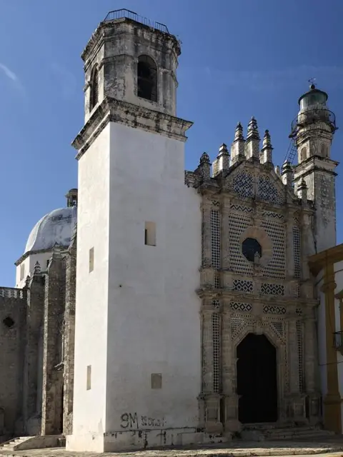 Campeche,kostel s majákem