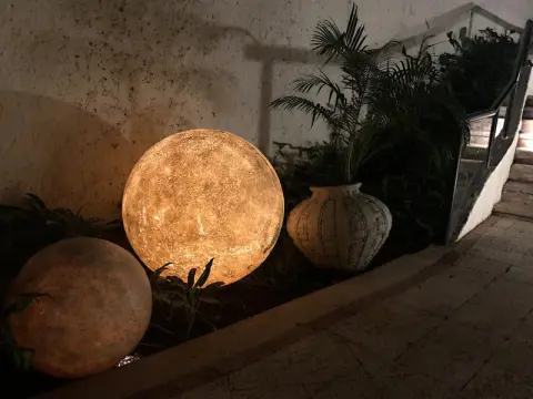Playa Carmen, hotelová zahrada